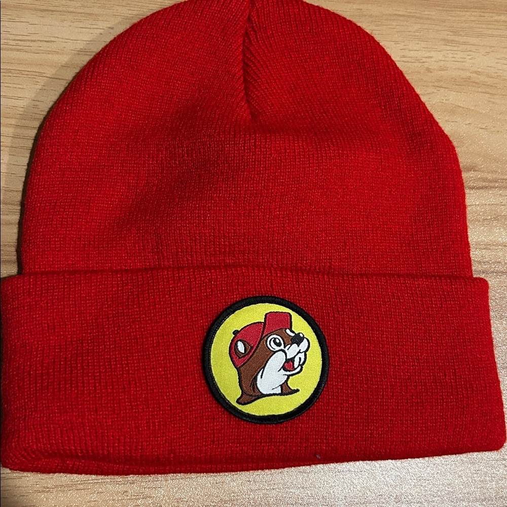 Bucees lot of 2 beanies Red and Brown Beanie Set - Picture 5 of 6